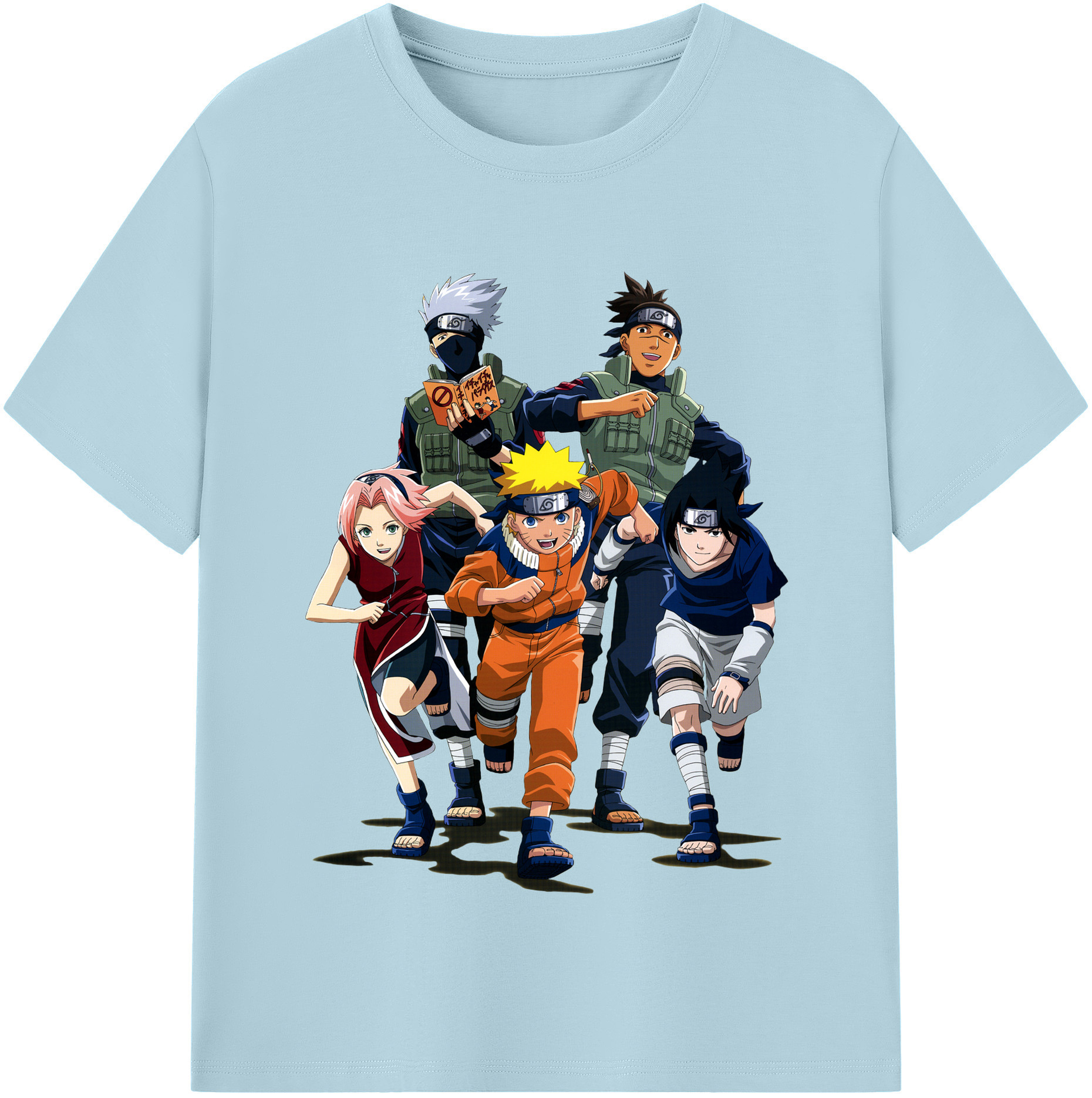 （画像用） NARUTO -ナルト- うずまき ナルト Uzumaki Naruto 綿100％半袖Tシャツ（フロントプリント）